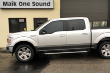 2018 Ford F-150 with professional window tint in North Bay